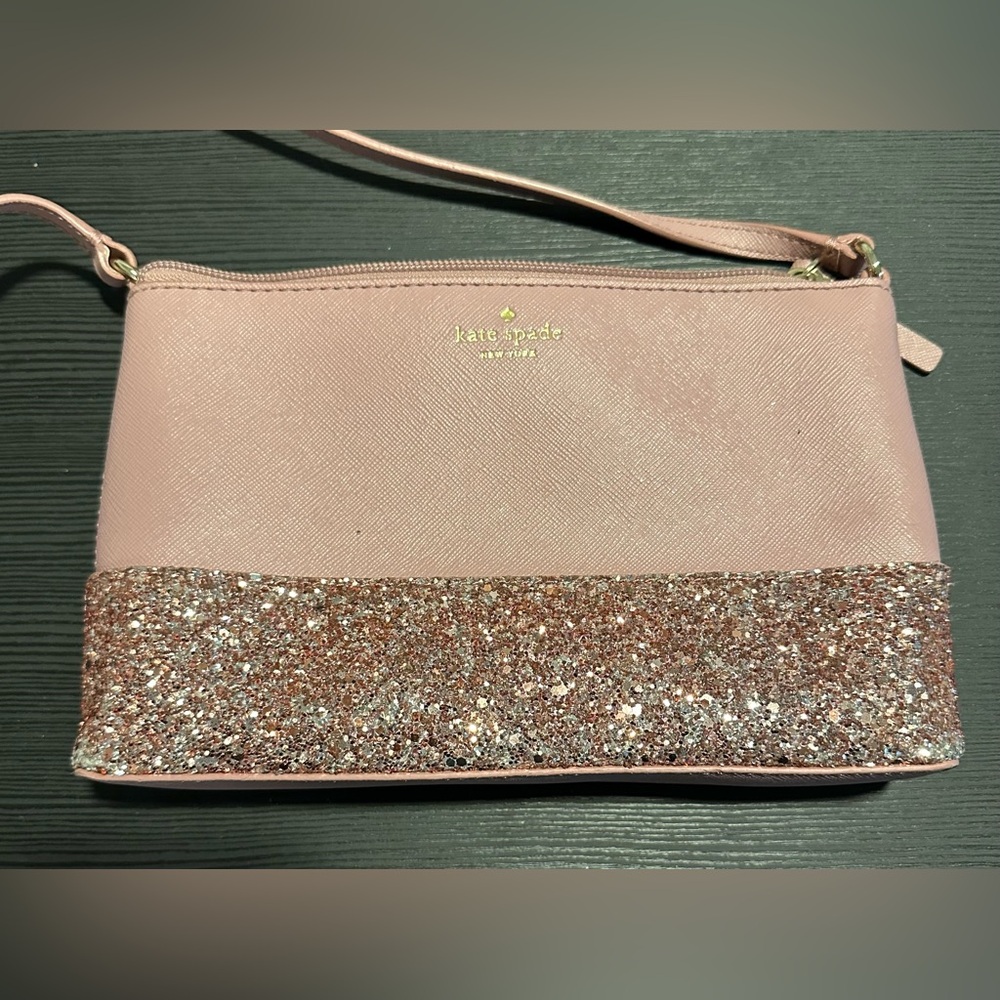 Kate Spade Pink Sparkle Small Crossbody